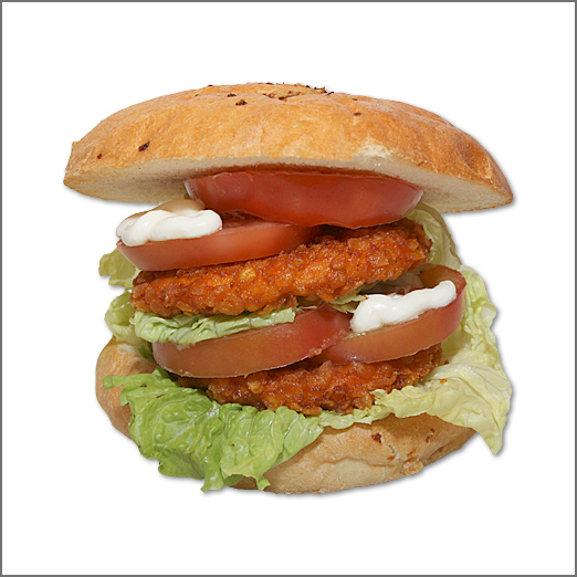 Hamburguesa DOBLE POLLO CRISPY 200 gr.